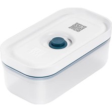 Pratik Ev Fresh & Save Vakumlu Saklama Kabı, S, Plastik, Yari Şeffaf Akdeniz Mavisi