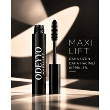 Odeyyo Long Lash Volume Maskara - Hacim Veren, Dolgun, Kıvrık Ve Uzun Kirpikler İçin Kalıcı Etki, Siyah