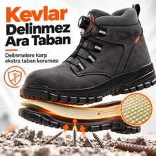 Kompozit Burun Ultra Hafif Iş Güvenlik Botu Otomatik Bağcık Delinmez Kevlar Su Geçirmez Bot