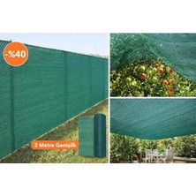 Gölgelik File 2 Metre x 20 Metre Bahçe Gizleme Ağı Bahçe Çit Örtüsü Meyve Ağacı Örtüsü