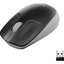 Pratik Ev M190 Kablosuz Mouse, Iki Elle Kullanıma Uygun, 18 Ay Pil Ömrü, USB Alıcılı, Gri