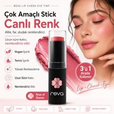 Pratik Ev Çok Amaçlı Stick Allık; Far, Dudak Renklendirici & Lip Cheek Eye Tint-Vegan & Temiz IÇERIKRV110
