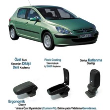 Tuna Oto Peugeot 307 Uyumlu Araca Özel Kol Dayama Kolçak 2001 2002 2003 2004 2005 2006 2007 2008
