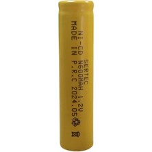Efnaz Style 1.2V 600 Mah - N Boy - Ni-Cd Şarjlı Pil - (Başsız / Flat Head)