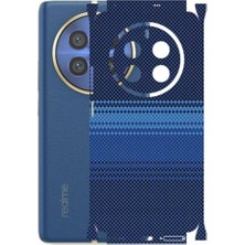 Pratik Ev Realme 12 Pro Uyumlu Mavi Rainbow Serisi 360 Kaplama