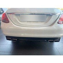 Oled Garaj W205 C Serısı Içın Sılver Dıfuzor & Egzoz Setı (Normal Sedan) - Sılver  Egzoz ile