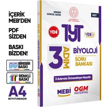 Karakutu Yayınları 2027 TYT MEBİ-OGM 3 ADIM Biyoloji Soru Bankası RENKLİ A4 Boyut Video Çözümlü BASKI ÜCRETİ