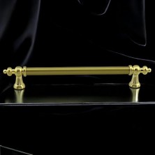Pratik Ev Kapak, Osmanlı Metal Altın Kulp 192 mm 19.2 cm Mobilya Çekmece Mutfak Dolabı Dolap Kulplar Kulb Kulpu