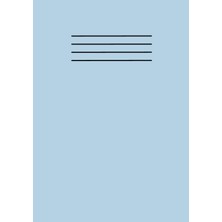 Pratik Ev Sky Blue A5 School Exercise Book Lined Paper Workbook Supplies 101 Pages With Margin Line: For Students; Kids, College, Office, Classroom Use And Home Use Learning Resources