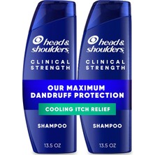 Head&shoulders Clinical Strength Cooling Itch Relief 2in1 Şampuan 400 ml x 2 Adet