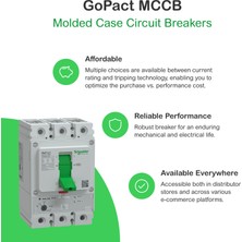 Schneider Electric G40N3A250 125F 250A Sabit Gopack Kompakt Şalter