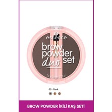 Essence Brow Powder Duo Ikili Kaş Pudrası No: 03 – Dark