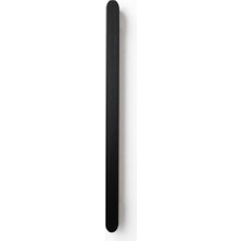 Pratik Ev Siyah 992 mm Dayanıklı Anzer Mat Çizgili Uzun Kulp Çekmece Dolap Kulpu Modern Şık Mobilya Kulpu
