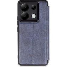 Bezos Xiaomi Redmi Note 13 Pro 5g Uyumlu Kılıf Flip Cover - Lacivert