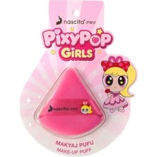 Pratik Ev Pixypop Girls Kadife Makyaj Pufu/lulu