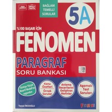 Fenomen Okul Yayınları Fenomen 5. Sınıf Paragraf Soru Bankası 5A