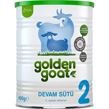 Golden Goat 2 Keçi Sütlü Devam Sütü 400 gr 6-12 Ay (4 Adet)