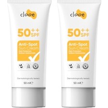 Pratik Ev Vegan Glutensiz Leke Karşıtı Spf 50 Güneş Kremi, 50 ml
