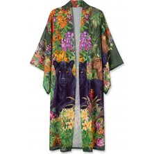 Panthère Botanique Kimono