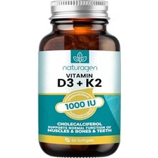 Pratik Ev D3 ve K2 Vitamini, 1000 Iu, 60 Yumuşak Jel Kapsül, 2 Aylık