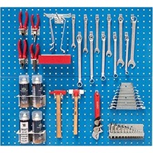 Pratik Ev Star Çelik 952X914 mm Takım Asma Panosu/aletler ve Kancalar Hariçtir