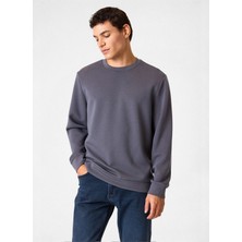 Back And Bond Gri Erkek Sweatshirt BSW1205200000