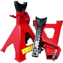 Akson Metal 3 Ton Çift Kilitli Araç Altı Sehpa