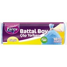 Pratik Ev Güçlü Çöp Torbası Battal Boy 10'lu