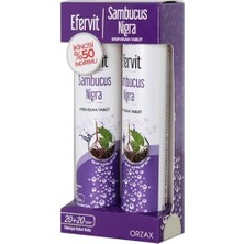 Pratik Ev Efervit Sambucus Nigra 20+20 Efervesan Tablet