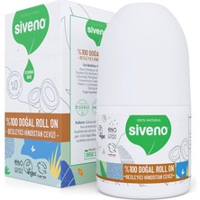 %100 Doğal Roll On Hindistan Cevizli Deodorant Ter Kokusu Önleyici Bitkisel Lekesiz Vegan 50 ml