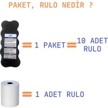 Pratik Ev Beko X30 Tr Yazarkasa Rulosu 1 Paket - 10 Adet, 40 mm Tekli Paket