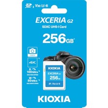 Pratik Ev Excerıa G2 256GB Sdxc Hafıza Kartı – Uhs-I U3 V30 C10,100MB/S Okuma, 50MB/S Yazma, 4K