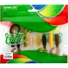 Pratik Ev Hanfish Gurt 7 cm Lrf Silikon Yem Karışık Renk Paketi - Mix 1