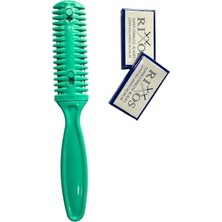 Pratik Ev SU01 Yeşil Saç Kesim Usturası - Jiletli Tarak (+10 Adet Jilet)