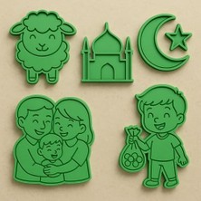 Pratik Ev Bayram Seti Hamur Şekillendirici/kurabiye; Seramik, Polimer Kil, Oyun Hamurları/karışık Renk