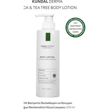Pratik Ev Cilt Bariyerini Destekleyen ve Koruyan Nemlendirici Vücut Losyonu Derma Cica&tea Tree Body Lotio
