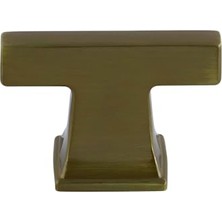 Pratik Ev Antik Sarı Metal Düğme Kulp, Tek Vidalı Çekmece ve Mutfak Dolabı Için