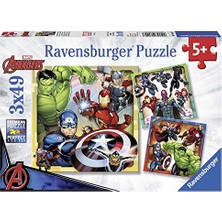 Pratik Ev 3X49 Parça Yapboz Avengers