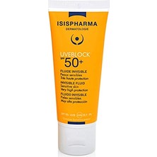Pratik Ev Uveblock SPF50+ Invisible Fluid, Renksiz, 40 ml