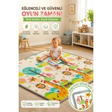 İnfant Hobby Giraffe Katlanabilir Çift Taraflı Oyun Matı Oyun Halısı 180 x 160 x 1 cm