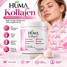 naturalive beauty Hüma Kolajen 300 gr Toz Formda Çilek Aromalı Vitamin Takviyesi