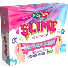 Dıy Slime Hazırlama Seti, Metalik Parlak Slime Kiti, Stem Destekli Duyusal ve Yaratıcı Oyuncak, 3+ Yaş Çocuklar Için