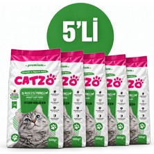 Catzo Premium Kuzu Etli Yetişkin Kedi Maması 500 G x 5 Adet – Toplam 2,5 kg