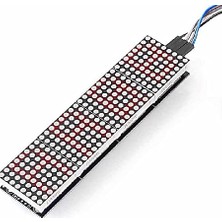 Pratik Ev 4'lü 8x8 Kırmızı Dot Matrix Board