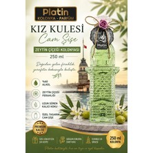 Platin Kolonyaları 250 Ml. Kız Kulesi Cam Şişe Zeytin Çiçeği Kolonyası