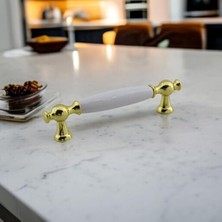 Pratik Ev Gold Altın Porselen Mobilya Kulp, 128 mm Dolap Kapakları ve Çekmeceler Için