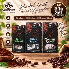 Çukurovam Kahve 1xkutu Türk Kahvesi 250G 1xmenengiç Kahvesi 500G 1xdibek Dibek Kahvesi 500G 3'lü Set