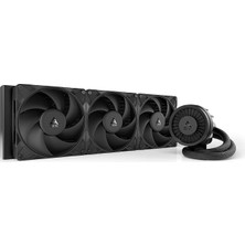 Liquid Freezer Iıı Pro 420 - Aıo Cpu Soğutucu, 3 x 140 mm Su Soğutma, 38 mm Radyatör, Pwm Pompa, Vrm Fan, Amd Am5/am4, Intel LGA1851/1770 Kontak Çerçevesi - Siyah