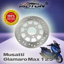 Moton Musatti Glamaro Max 125 Arka Fren Diski - Yüksek Performanslı Isıya Dayanıklı