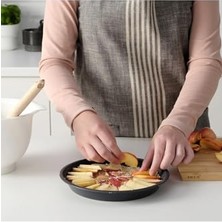 Pratik Ev 24 cm Siyah Emaye Kaplı Kek ve Tart Kalıbı Siyah